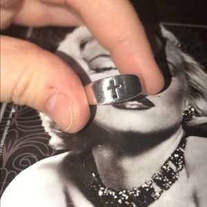 James Avery cross ring